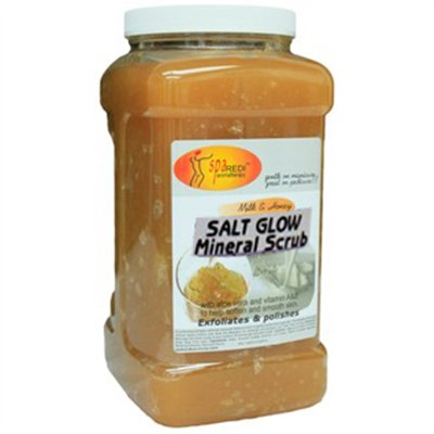 Sparedi Scrub Salt Glow - Milk & Honey - 1gal.